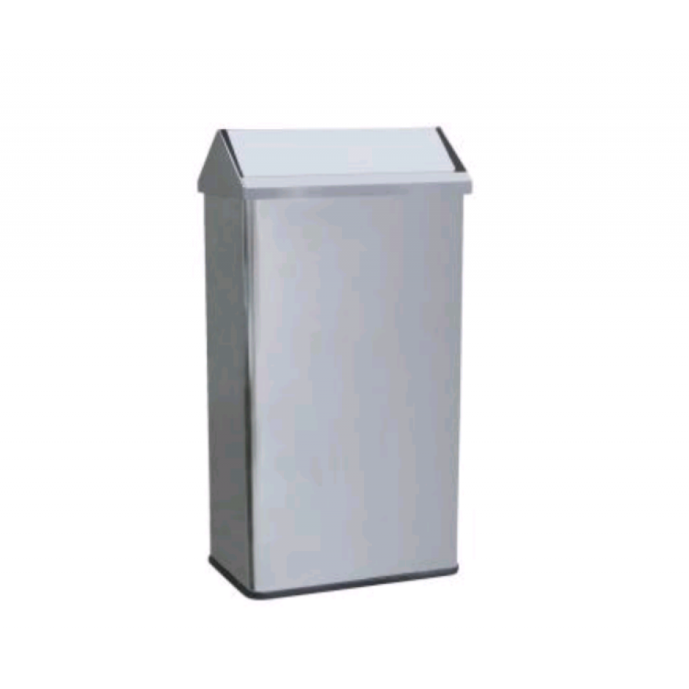 Контейнер для мусора, Nofer, шгв 320*260*580, цвет-сталь (Steel)