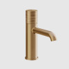 Смеситель для раковины, Gessi, Habito Trame, цвет-Warm Bronze Brushed PVD