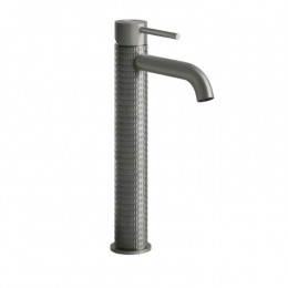 Смеситель для раковины, Gessi, 316 Meccanica, цвет-Steel Brushed