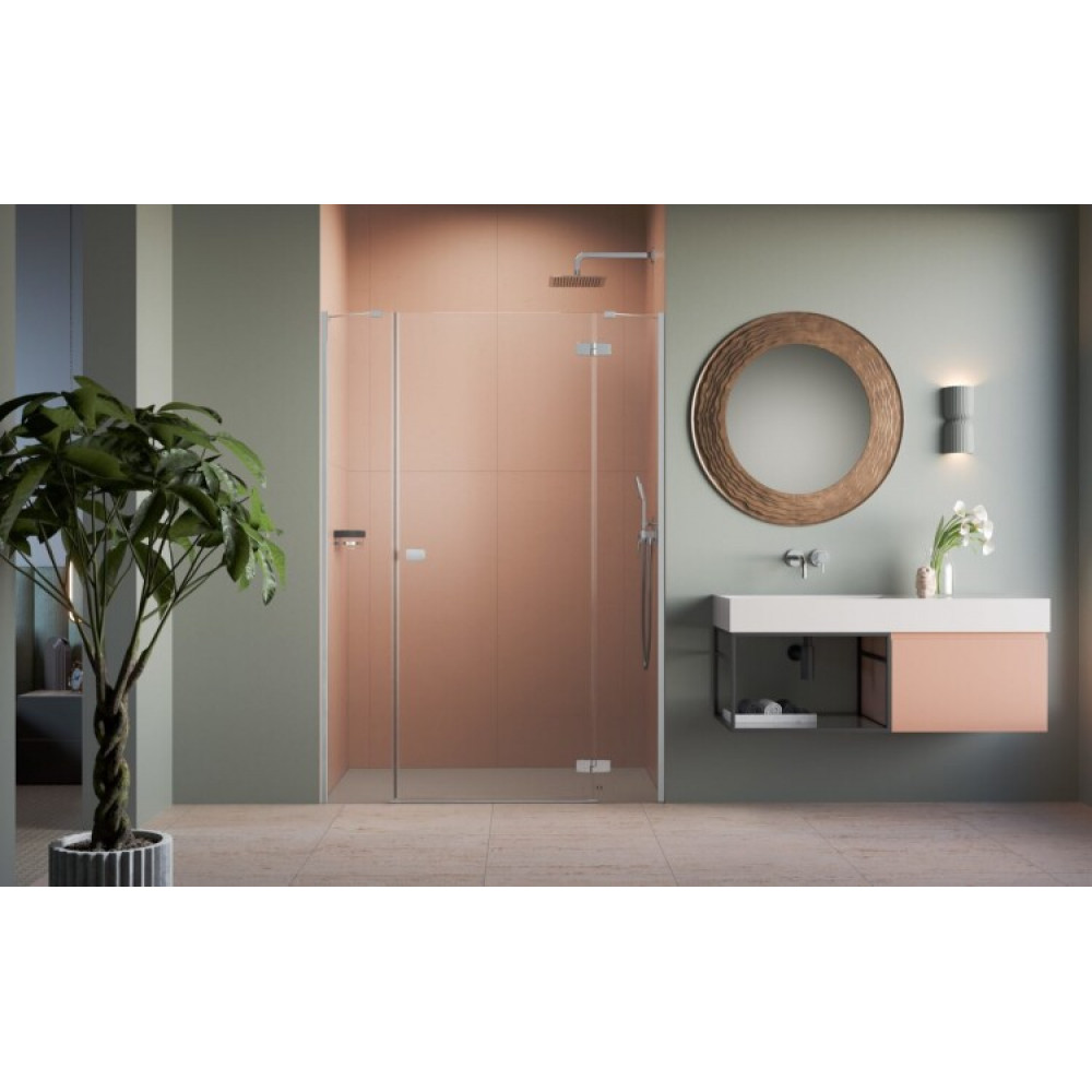 Дверь, Radaway, Fuenta DWJS , шв 1200*2000, петли-справа, хром, цвет стекла-прозрачный, Easy Clean