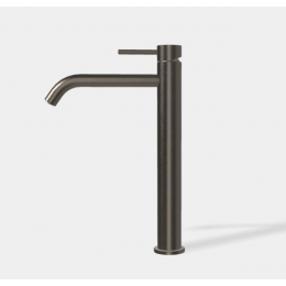 Смеситель для раковины, Fima Carlo Frattini, Spillo Up, цвет-хром черный брашированный