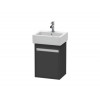 Тумба под раковину, Duravit, Ketho, шгв 400*320*550, петли-справа, раковина-необходимо заказать, цвет-графит матовый