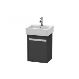 Тумба под раковину, Duravit, Ketho, шгв 400*320*550, петли-справа, раковина-необходимо заказать, цвет-графит матовый