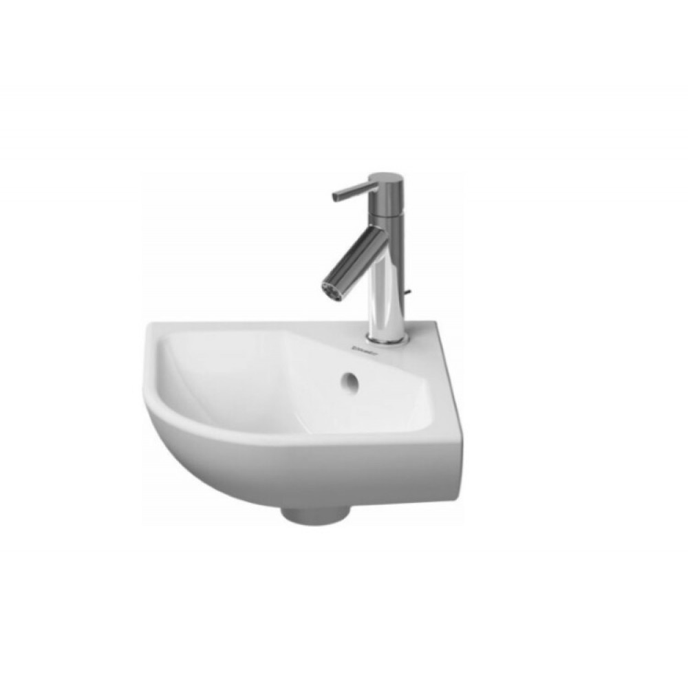 Раковина, Duravit, ME by Starck, шгв 435*380*155, отверстия для смесителя-1, цвет-белый