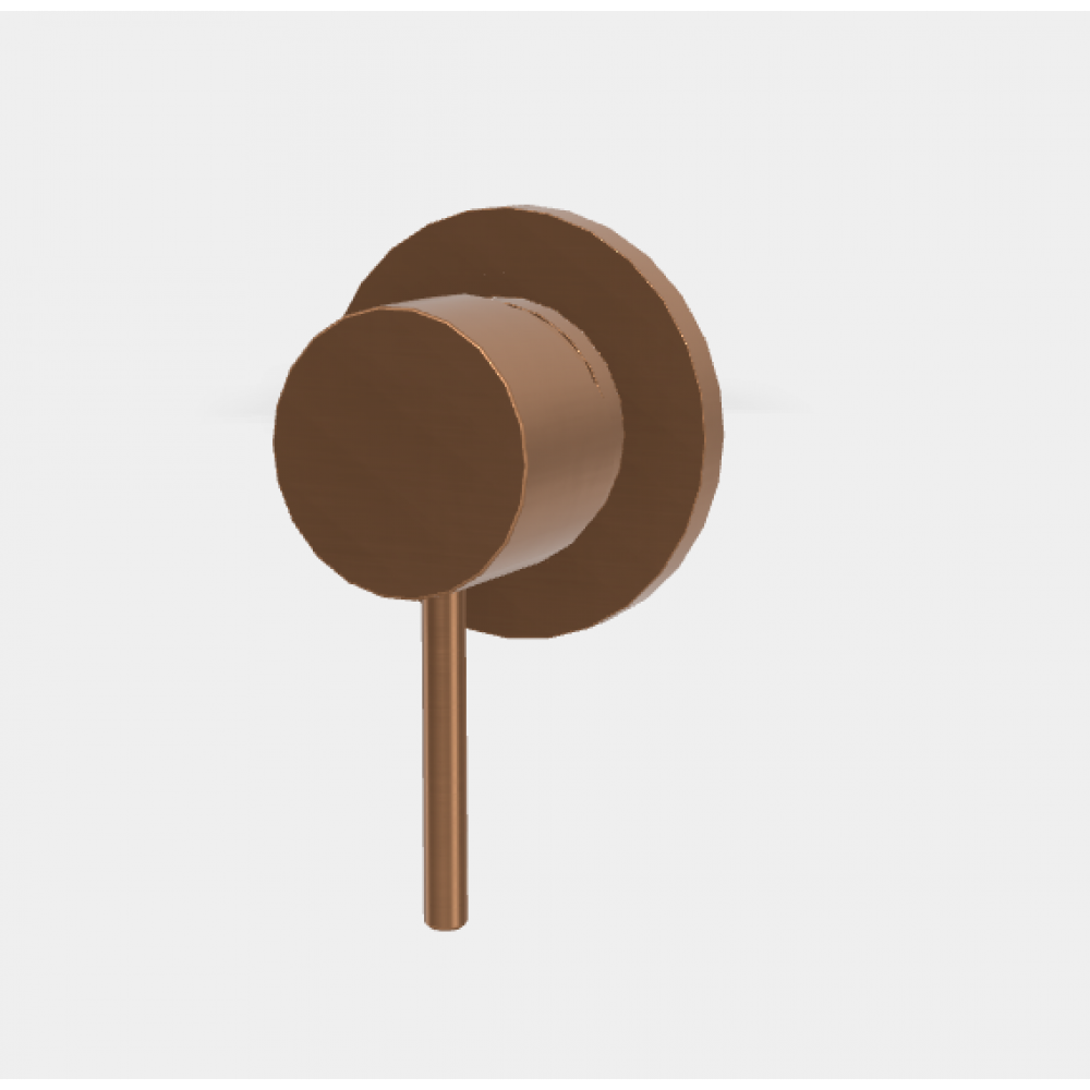 Смеситель для душа, Fima Carlo Frattini, Spillo Up, на 1 потребитель, цвет-бронза брашированная янтарная