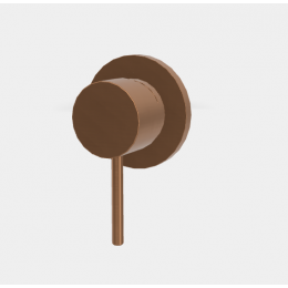 Смеситель для душа, Fima Carlo Frattini, Spillo Up, на 1 потребитель, цвет-бронза брашированная янтарная