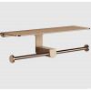Бумагодержатель, Gessi, Rilievo, шгв 308*100*89, цвет-Copper PVD