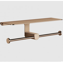 Бумагодержатель, Gessi, Rilievo, шгв 308*100*89, цвет-Copper PVD