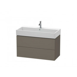 Тумба под раковину, Duravit, L-Cube, шгв 984*459*544, раковина-необходимо заказать, цвет-фланелево-серый шелковисто-матовый