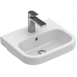 Раковина, Villeroy&Boch, Architectura, шг 500*380, отверстия для смесителя-1, CeramicPlus, цвет-альпийский белый