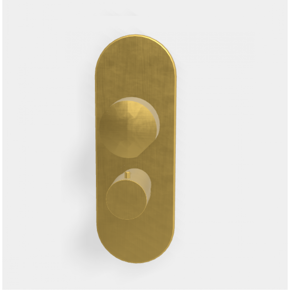 Смеситель для душа, Fima Carlo Frattini, So, цвет-брашированное золото