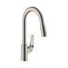 Смеситель для кухни, Hansgrohe, Focus M42, sBox, цвет-сталь