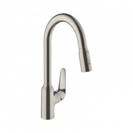 Смеситель для кухни, Hansgrohe, Focus M42, sBox, цвет-сталь