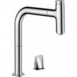 Смеситель для кухни, Hansgrohe, Metris Select M71, Eco, sBox, цвет-хром