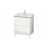 Тумба под раковину, Duravit, L-Cube, шгв 670*469*712, раковина-необходимо заказать, цвет-белый глянцевый