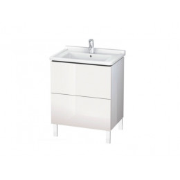 Тумба под раковину, Duravit, L-Cube, шгв 670*469*712, раковина-необходимо заказать, цвет-белый глянцевый