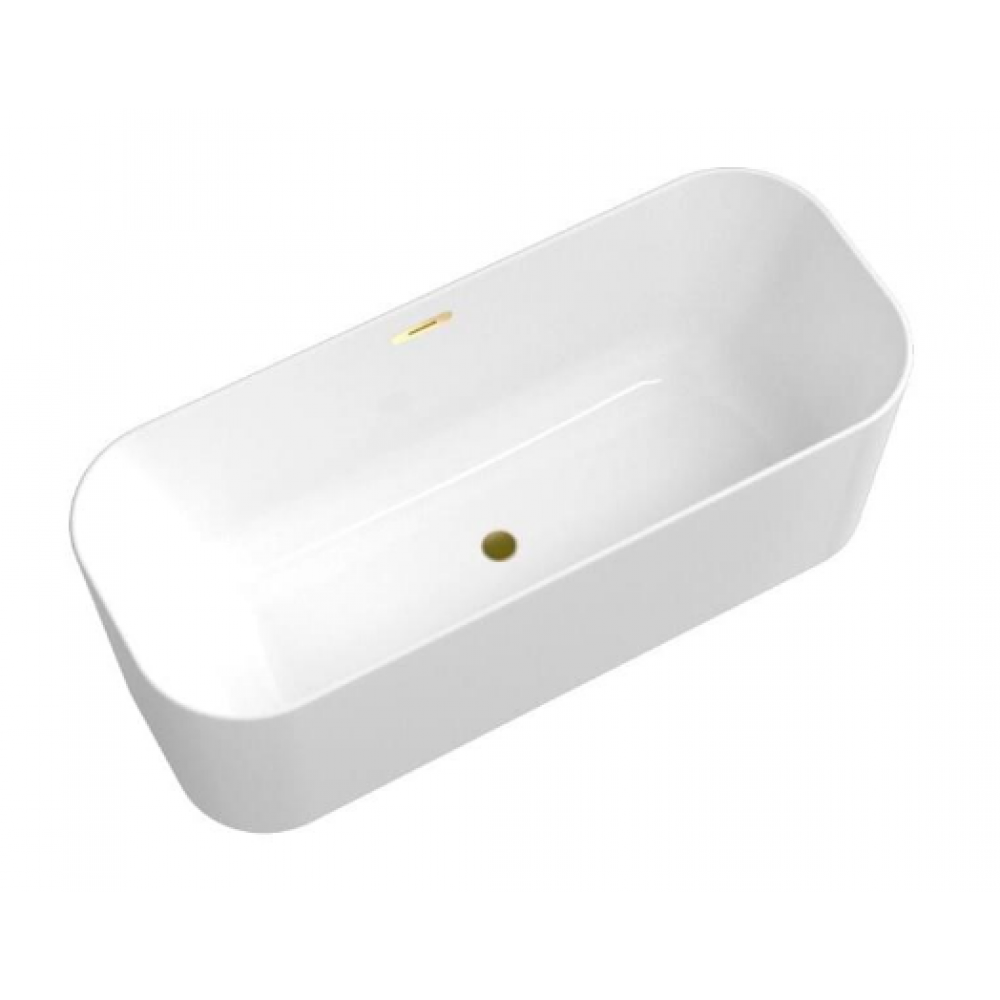 Ванна, Villeroy&Boch, Finion Duo, шгв 1700*700*480, цвет-камень белый/золото