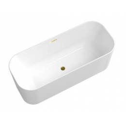 Ванна, Villeroy&Boch, Finion Duo, шгв 1700*700*480, цвет-камень белый/золото