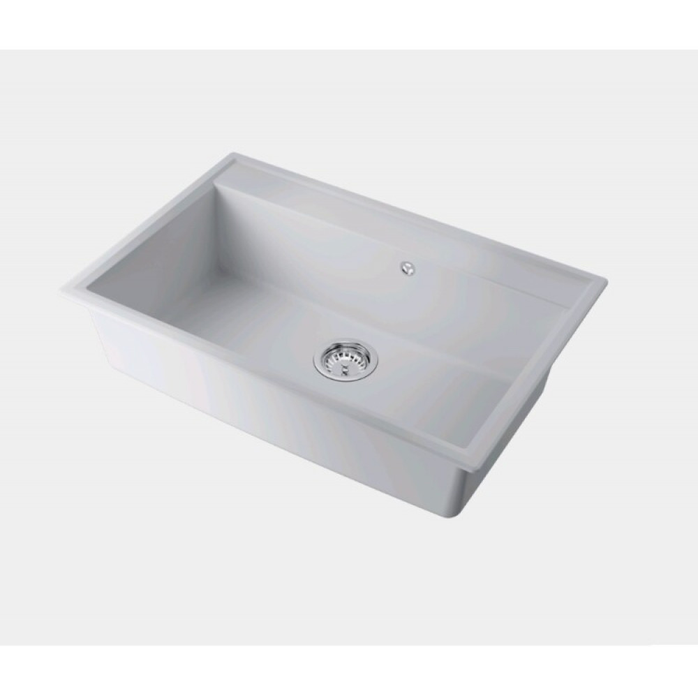 Мойка, Omoikiri, Daisen, шгв 770*510*210, отверстия для смесителя-отсутствуют, цвет-белый