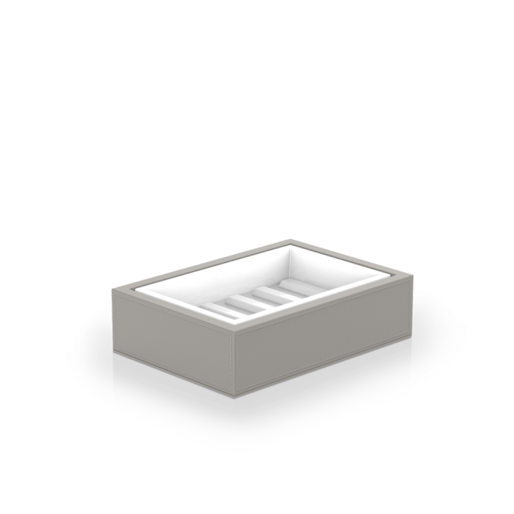 Мыльница, Decor Walther, Brownie, STS, шгв 130*95*37, цвет-тауп/белый