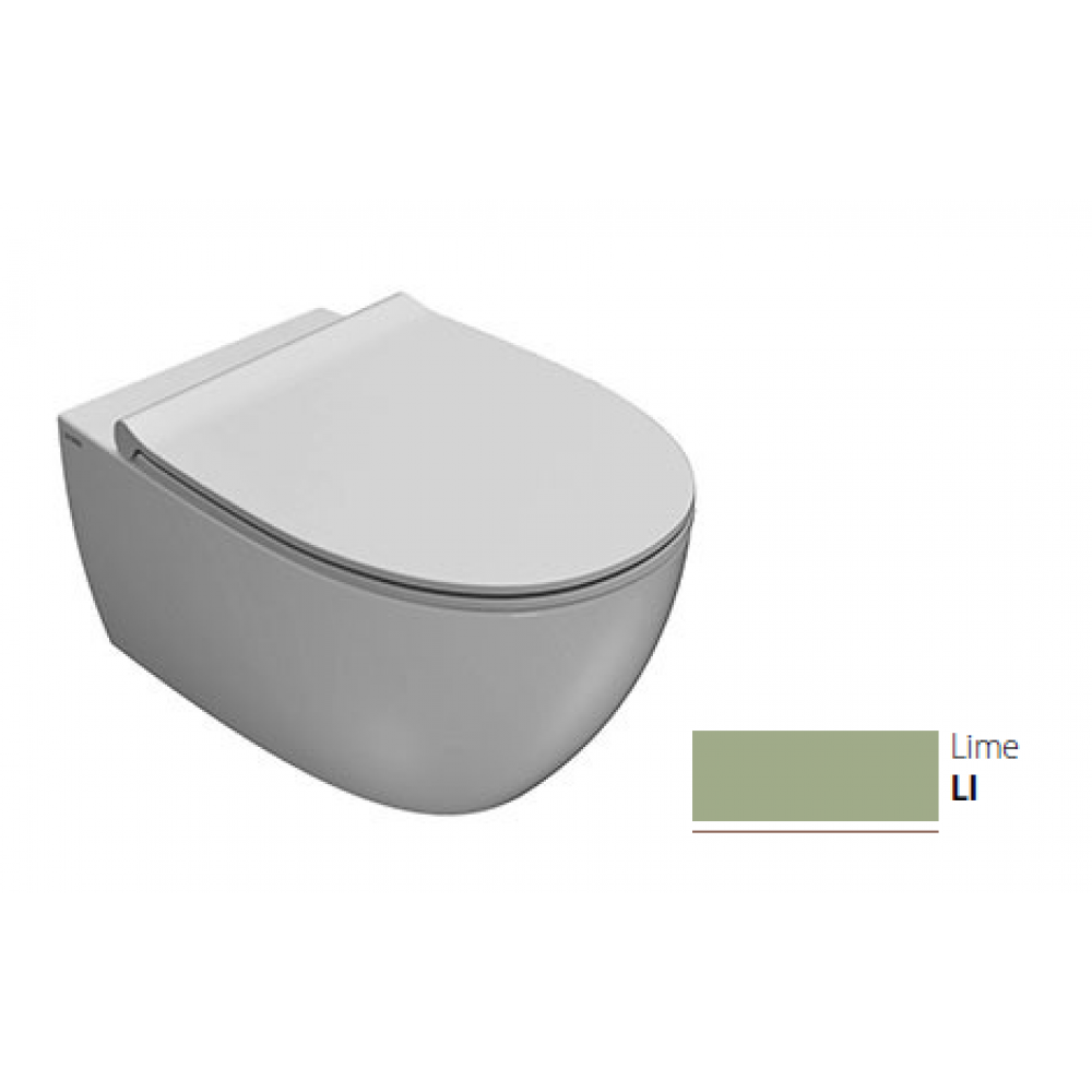 Унитаз, Globo, 4ALL, подвесной, шгв 360*540*330, CERASLIDE, BATAFORM, цвет-Lime