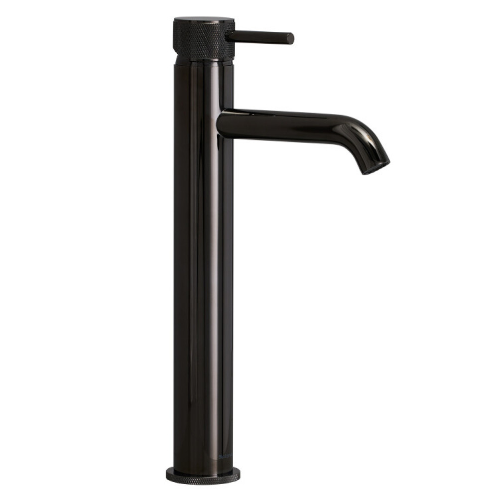 Смеситель для раковины, Splendy, Passion, высокий, цвет-хром черный