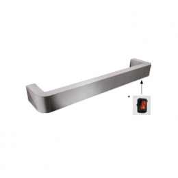 Полотенцесушитель, Margaroli, Panorama, шгв 450*90*45, с выключателем, цвет-хром брашированный (Brushed Chrome)