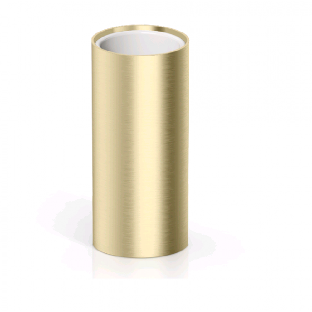 Стакан, Decor Walther, MIKADO, шгв 55*55*125, цвет-золото матовое/белый