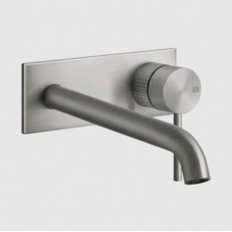 Смеситель для раковины, Gessi, 316 Cesello, цвет-Steel Brushed