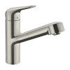 Смеситель для кухни, Hansgrohe, Focus M42, sBox, цвет-сталь