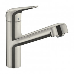 Смеситель для кухни, Hansgrohe, Focus M42, sBox, цвет-сталь