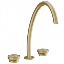 Смеситель для раковины, Gessi, Origini, цвет-Brushed Brass PVD
