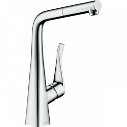 Смеситель для кухни, Hansgrohe, Metris M71, Eco, цвет-хром