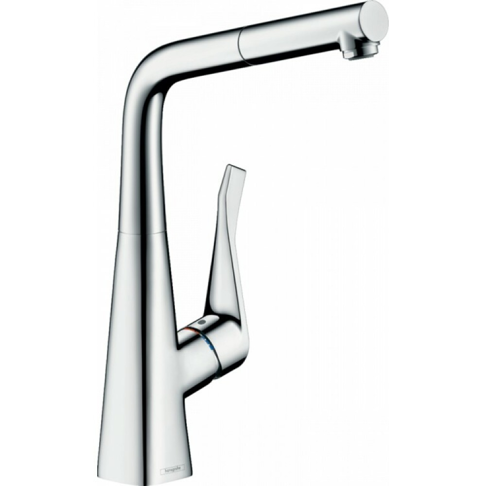 Смеситель для кухни, Hansgrohe, Metris M71, Eco, цвет-хром
