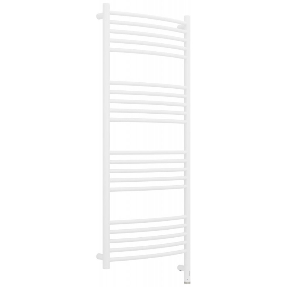 Полотенцесушитель, Сунержа, Богема 3.1, выгнутая, шгв 532*102*1324, нижнее справа, МЭМ, цвет-белый матовый