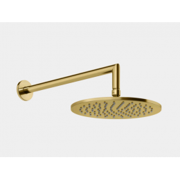 Верхний душ, Gessi, Anello, 250*250, цвет-золото PVD (Gold PVD, Gold Polished PVD)