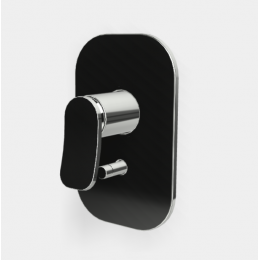 Смеситель для душа, Fima Carlo Frattini, Flo', с переключателем, цвет-хром