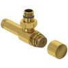 Вентиль, Сунержа, G 1/2" НР х G 1/2" НР, угловой, под шестигранник, цвет-золото