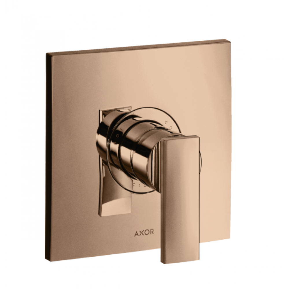 Смеситель для душа, Axor, Axor Citterio, на 1 потребитель, цвет-полированное красное золото