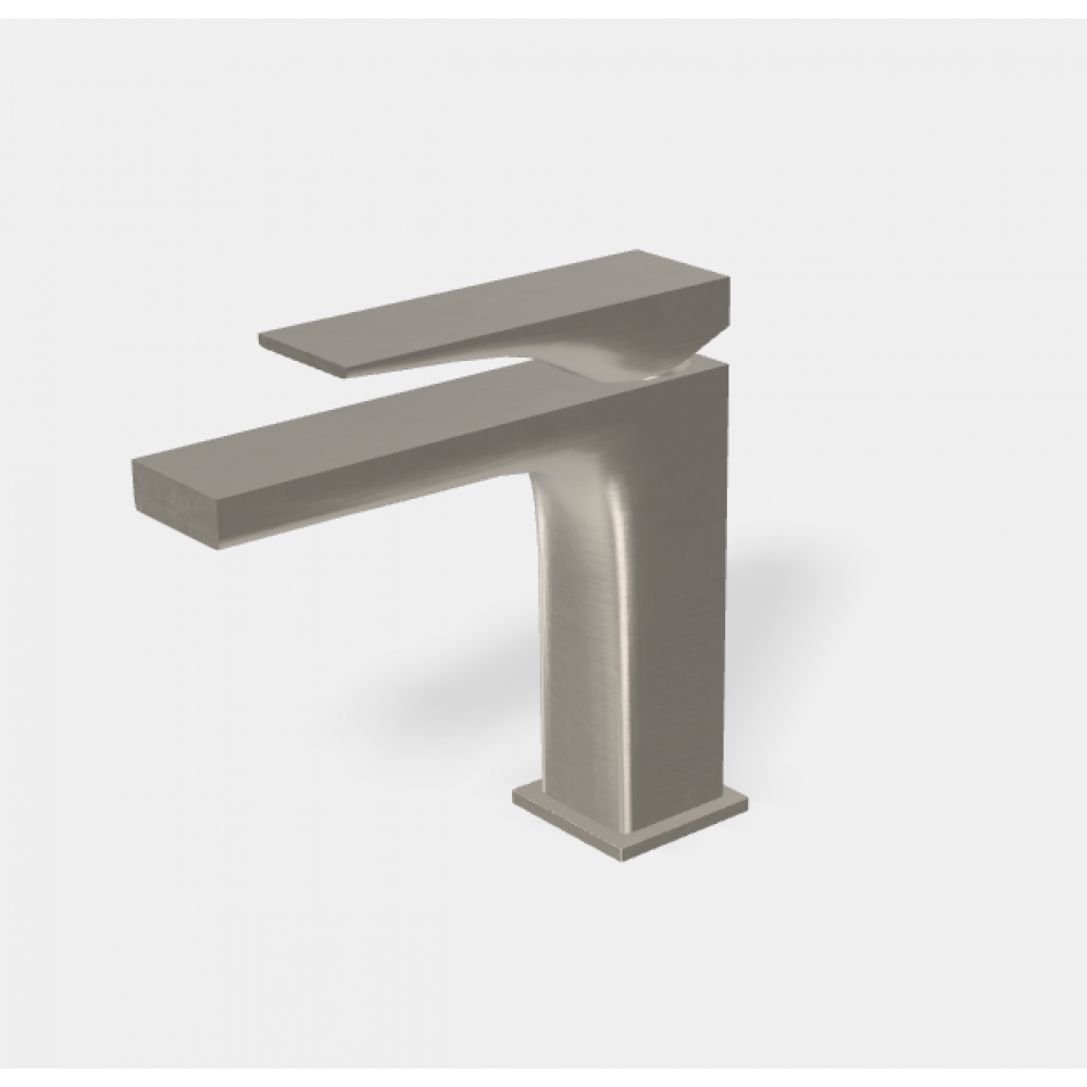 Смеситель для раковины, Fima Carlo Frattini, Zeta, цвет-брашированный никель