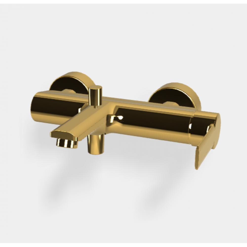 Смеситель для ванны и душа, Fima Carlo Frattini, Mast, цвет-золото