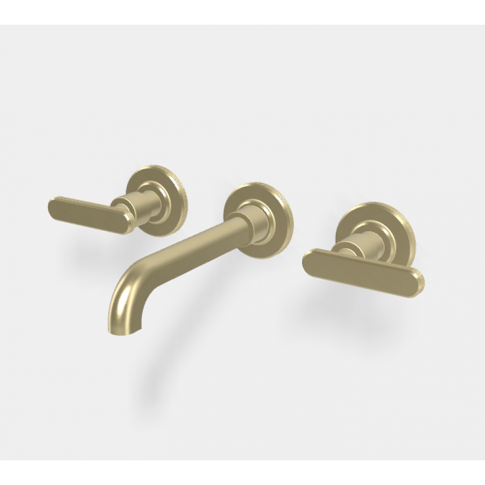 Смеситель для раковины, Fima Carlo Frattini, Park Lane, цвет-шампань брашированная