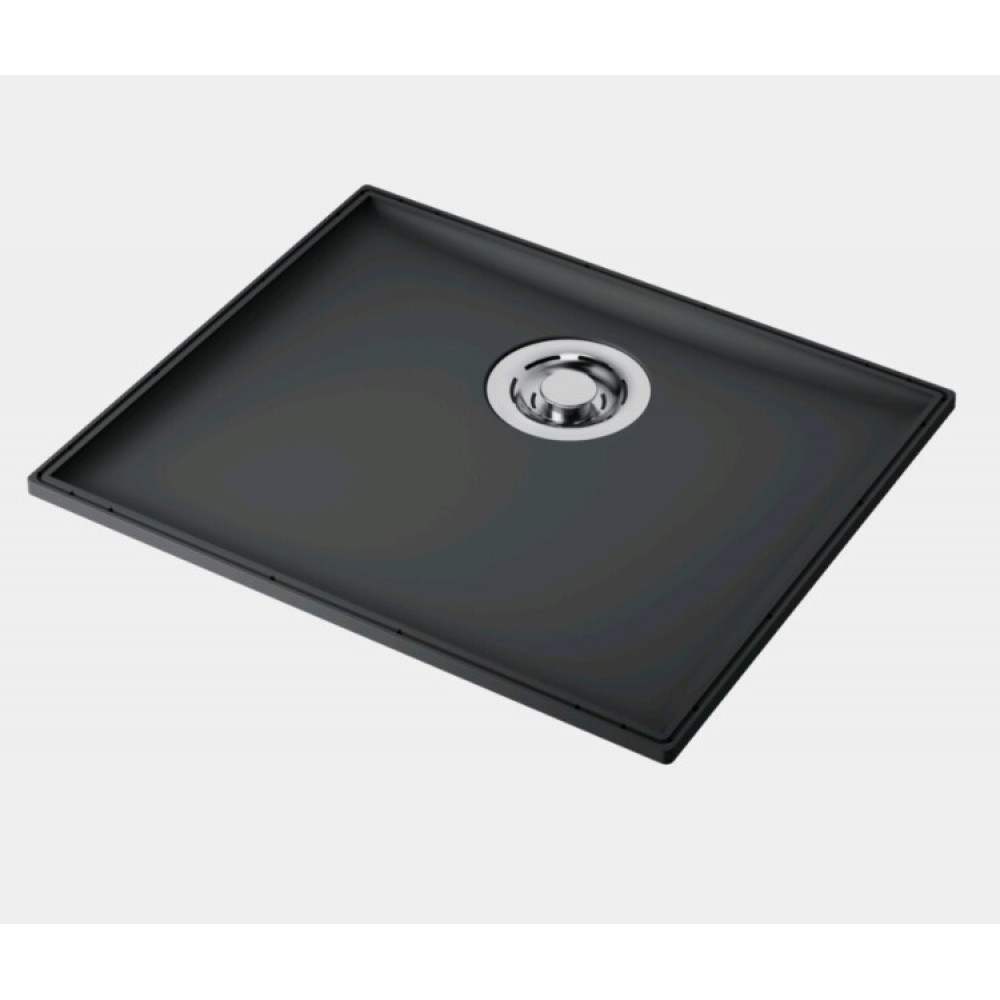 Мойка, Omoikiri, Kiten, шгв 486*406*34, отверстия для смесителя-отсутствуют, цвет-графит