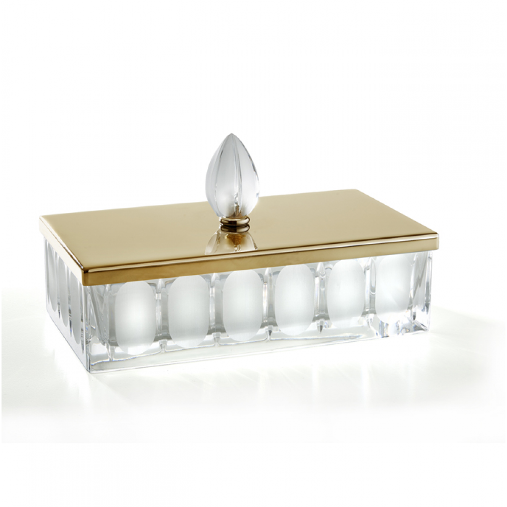 Контейнер, 3SC, Montblanc, настольный, шгв 230*125*70, цвет-золото матовое