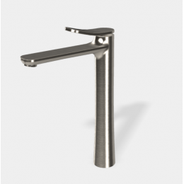 Смеситель для раковины, Fima Carlo Frattini, Flo', цвет-брашированный никель