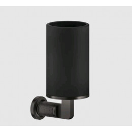 Стакан, Gessi, Inciso, шгв 75*105*176, цвет-чёрный/Black Metal Brushed PVD