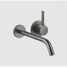 Смеситель для раковины, Dornbracht, Meta, цвет-платина темная сатинированная