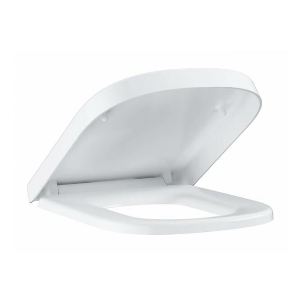 Сиденье для унитаза, Grohe, Euro Ceramic, шг 374*443, цвет-альпийский белый (белый Alpin)