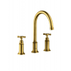 Смеситель для раковины, Hansgrohe, Axor Montreux, цвет-шлифованное золото