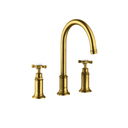 Смеситель для раковины, Hansgrohe, Axor Montreux, цвет-шлифованное золото